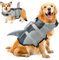 SilverChry Hunde schwimmweste, Haustier-schwimmweste hai, schwimmweste für Haustiere (M)