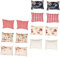 KOMBIUDA 14 Pièces Oreiller de Maison de poupée décoration Murale sablier miche de unité DIY Miniature House Maison Miniature DIY Faux Oreiller en Tissu Accessoires de poupées Chiffon