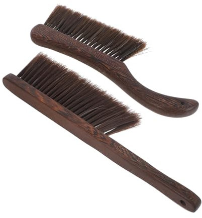 ULTECHNOVO Juego De 2 Cepillos para Cama Escoba Plumero Quitapelusas Barrido Y Fregado Universal Multifuncional para Limpieza De Sofás Manijas Cuidado De Muebles Cepillo De Mesa