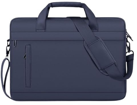 LPATEBCVU Malette Porte-documents for hommes, sac d'affaires en cuir, sacs à bandoulière, main de bureau étanche, for ordinateur portable 15 pouces