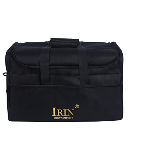 Sac à Dos pour Tambour Oxford Etanche, Housse de Protection pour Cajon, Étui de Stockage Portable pour Instrument, Batterie et Accessoires, Noir