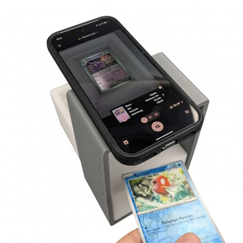 ScanBox kompatibel mit Pokémon und weiteren TCG Karten - Schnelles Scannen und Preisauskunft (Mit und ohne Kartenhülle)