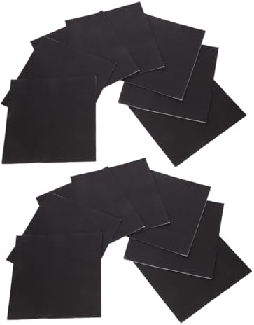 DECORNIJIA 60 Serviettes de Table Jetables en Papier Noir, 6,5x6,5 Pouces, Douces et Confortables, pour Fêtes Familiales et Anniversaires