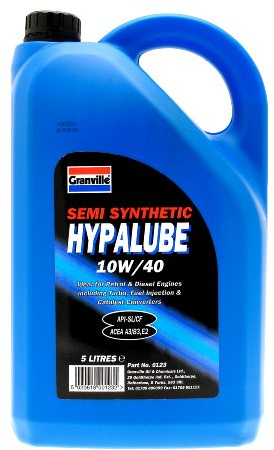 Granville 0123 5L Hypalube Semi Synthetic 10W/40 Engine Oil