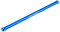 Tamiya 300054501 - TT-02 Aluminium Antriebswelle Zentral, Blau