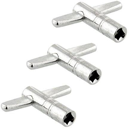 ROSENICE 3 Stück Stimmschlüssel Drum Key für Percussion Trommel Schlagzeug