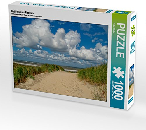 CALVENDO Puzzle Ostfriesland Borkum 1000 Teile Puzzle quer | 1000 Teile Lege-Größe 64 x 48 cm Foto-Puzzle für glückliche Stunden