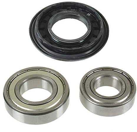 SPARES2GO Drum Bearing & Oil Seal Kit for Indesit Washing Machine (Type: 6205z and 6206z)