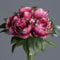 Seidenblumen Roß Pfingstrosenbund mit 8 Blüten 36cm Fuchsia DP Kunstlbumen künstliche Pfingstrosen Strauß