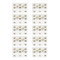 VIFER Morsettiera in Ceramica Resistente alle Alte Temperature 10pcs 3 Vie 24A Morsettiera in Ceramica Connettore