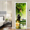 Carta Parati Porta 3D zen 90x210cm Camera da letto Adesivi per Porte PVC Impermeabile Autoadesivo Buccia e Bastone Murales Porte Stickers Porta Poster Porta Interne Bagno Della Cucina