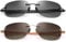 2 Pair Rimless Bifocal Reading Glasses UV400 Protection Sport Sunglasses Blue Light Blocking Lightweight Sun Readers for Unisex Men Women Outdoor Driving Safety Eyeglasses Tinted Lens Shades Eyewear