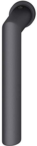 FSB Fenstergriff 341076 - Griff auf runder kleiner Rosette, Aluminium schwarz matt