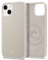 CYRILL Leather Brick [4 Layer Hybrid] Case Compatible with iPhone 13 6.1inch, PU Leather Hard PC Back Shockproof TPU Bumper Case Cover for iPhone 13 (2021) - Cream