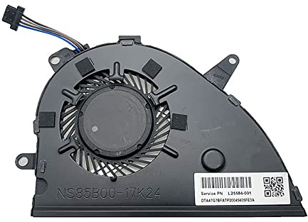 iHaospace Replacement Laptop CPU Cooling Fan for HP 15-CW TPN-Q210 Cooler Fan NS85B00-17K24 L25584-001