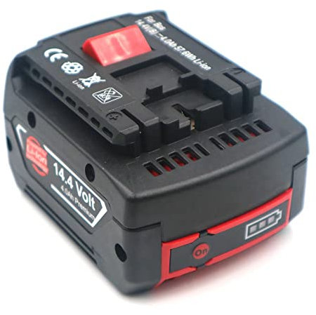 Compatible with Bosch 14.4 Volt Battery Lithium ion 3.0Ah 3000mAh Perfectly Replacement Batteries 14.4V Cordless Drills Chainsaws Reciprocating Saws Circular Saws Power Tools Battery