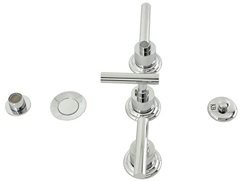 Kingston Brass KB6321CML Manhattan Bidet-Wasserhahn mit drei Griffen, poliertes Chrom