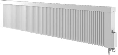 Elektro Heizung mit Keramikkern 1600 Watt - Energiesparender Elektroheizkörper mit Funkmodul Verzinkt Wandmontage für Räume von 14 bis 18 qm, 33 cm Höhe, Made in Germany