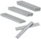 HW HAMWOO 18 Gauge 1800PCS,1/4 Narrow Crown Staples (1/2- 400; 3/4- 400; 1- 400) and Brad Nails (5/8-300,3/4-300), Suitable for Most Brand of 18 Gauge Stapler