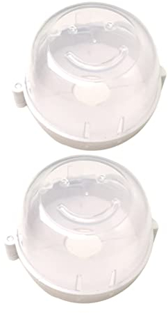 ibasenice Herd Babysicher 2 Stück Schalterabdeckung Gasofen Baby Proofing knopf Sicherheitsabdeckungen Kindersichere Ofenverriegelung knopf Schutzabdeckung schalterabdeckung Gasschild