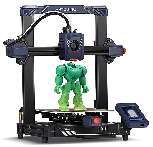 Anycubic Kobra 2 Pro 3D-Drucker, 500mm/s Hochgeschwindigkeitsdruck, 10X Schneller 3D-Drucker mit Hoher Rechenleistung Neue Struktur, LeviQ 2.0 Auto Leveling Smart Z-Offset, Druckgröße 220*220*250mm