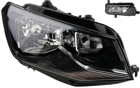 Johns, Scheinwerfer Halogen passend für VW Caddy IV SA 05/15- H4 Re.+ Nebelscheinwerfer