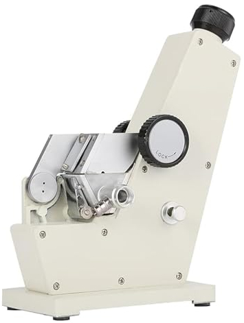 ZUMAHA Automatisches Abbe-Refraktometer, Digitales Brix-Refraktometer, Brechungsindex Nd 1,3–1,7, Brix 0–95%, 0,0005 Durchschnittlicher Dispersionswert, Optische LaborausrüStung