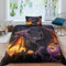 ESSAHI Drachen 3D Gedruckter Bettbezug Set 3 Teilig Ancient Animal Drachen Bettwäsche Microfaser Bettwäschegarnitur Mit Reißverschluss Und Kissenbezüge Für Kinder Erwachsener Single（135x200cm）