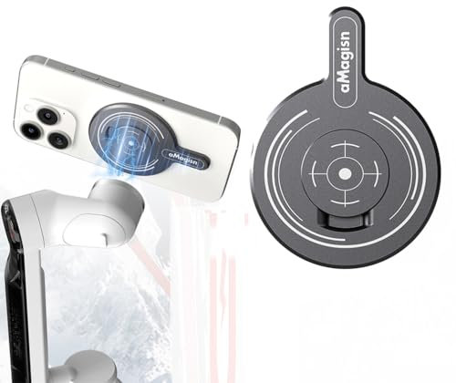 Adaptateur magnétique Insta360 Flow Gimbal pour iPhone (série 12 ci-dessus) et Adriod Phone - Adaptateur de poche pour cardan d'attraction magnétique