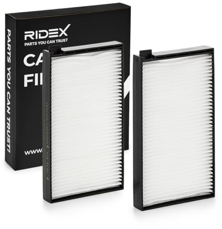 RIDEX 424I0389 Innenraumfilter Pollenfilter Höhe: 20 Breite: 118 Länge: 203 Kompatibel mit HYUNDAI H-1 Travel TQ H-1 Cargo TQ H-1 / Starex MPV A1