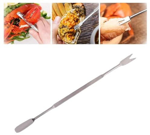 Meeresfrüchte-Werkzeug-Set, Clip/Krabben-Gabel-Löffel-Set, Nuss-Walnusshummer-Werkzeuge, Cracker-Zubehör, Krabbe, Metall, Walnuss, Nussknacker, Schaler, Nuss, Kastanienstein, Krabbenwerkzeuge,