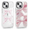 RUMDEY 2 Pack Clear Bow Phone Case for iPhone 13 / iPhone 14 6.1 inch, Cute Aesthetic Pattern Design Protective Soft Slim Shockproof TPU Bumper Cover for Girls Woman-Pink Bow