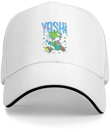 GYDJYWFRN Yoshi Baseballkappe, verstellbare Hüte für Männer und Frauen, Dad Hat, Trucker Hat