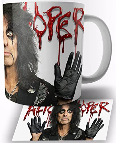 TusRelojes Alice Cooper Tazza di Ceramica Bianca 325ml Mug