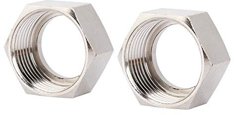 3/4-Zoll-Sechskantmuttern, Faltenbalgmutter, Warmwasserbereiter, Wellschlauch, Gasrohr-Armaturen-Set (4-teilige Verkupferung)