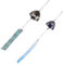 Happyyami 2st Mount Fuji Windspiel Aufhänger Hängende Gartendeko Windglocke Im Freien Windspinner Gedenkwindspiele Windspiele Läuten Solar- Solarwindspiele Gedenk-Windspiel Pole Gusseisen