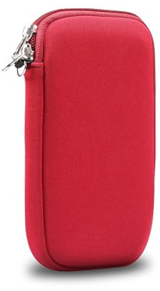 Handyholster 6,1 Zoll Neopren-Telefonhülle, universelle Tasche, Umhängetasche mit Reißverschluss, kompatibel mit iPhone 15 Pro, 15, 14 Pro 14, 13, 13 Pro, 12, 12 Pro, 11 Pro, XS, X, 11, XR, mit Umhäng