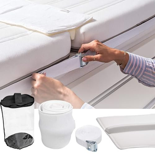 Liebesbrücke Für Matratzen,Matratzenkeil Ritzenfüller 200 cm,Ritzenfüller Für Matratzen Verbinder,200x30x7cm,Inklusive 5 cm Metallverschluss Und Aufbewahrungstasche,Für Familien Und Paare