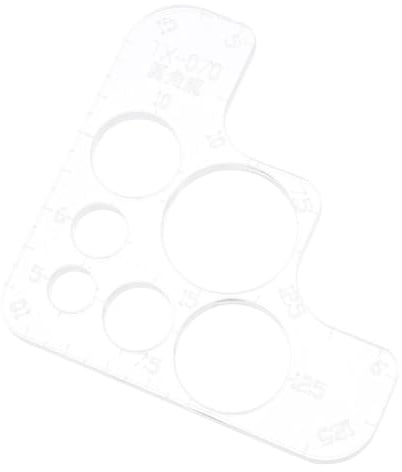 Acryl Kreiseckenlineal Präzises Schneiden Transparente Schablone