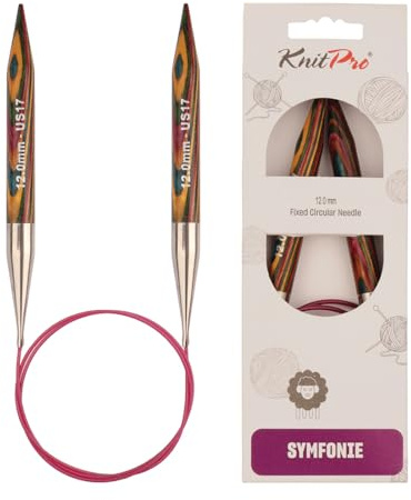 KnitPro Symfonie Fixed Circular Needles 47 (120cm) | 12.00mm