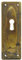 Schlüsselblatt Regency Oval Messing Antik 97 x 33 - Qualität aus Europa seit 1998