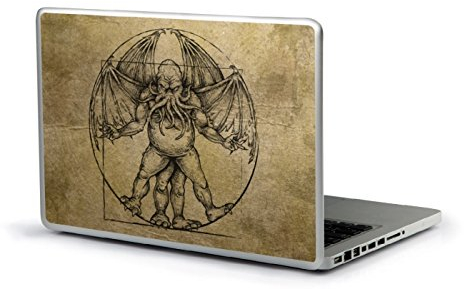 Cthulhu Aufkleber Vitruvianische Notebook Sticker Size 14