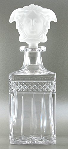 Whiskykaraffe ca. 0,6L Inhalt mit Stopfer Motiv Medusa