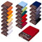 Topper Spannbettlaken/Spannbetttuch f. Boxspringbett - Topper - 90x200-100x220-100% Mako-Jersey-Baumwolle - Laken 165 g/m² (17 - Bordeauxrot)
