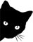 KUNFINE Car Styling Aufkleber Katze -Aufkleber Vinyl Aufkleber Dekoration Film Aufkleber DIY Auto Tuning Teile … (Schwarz)