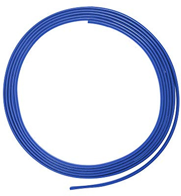 4R Quattroerre.it 19979 Mini Perfil Trim Adhesivo para Coche Azul, 3 mm x 3 mt