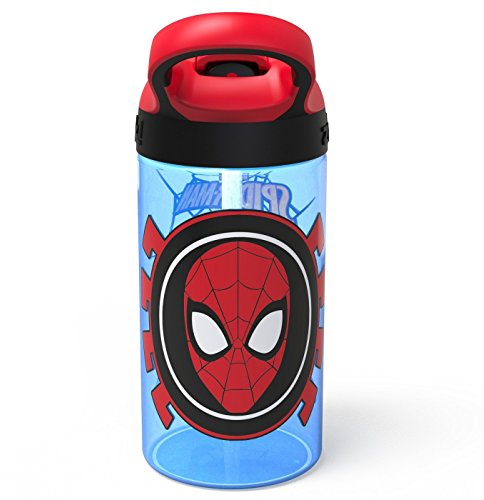 Marvel Spider-Man 453,6 gram Bouteille d'eau en plastique Bleu/rouge