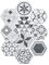 VOSAREA Carrelage Autocollants Hexagonal Style Industriel Anti-Slip Auto-Adhésif Amovible Sticker Mur