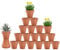 vensovo Vasi in terracotta con drenaggio, 7,6 cm, confezione da 20 vasi per fiori in argilla, vasi per piante grasse, ideali per piante, artigianato, bomboniere di nozze