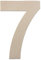 Kleenes Traumhandel - Holz-Zahlen - Stil und Größe wählbar - bis 80 cm Höhe wählbar (60 cm, 7)